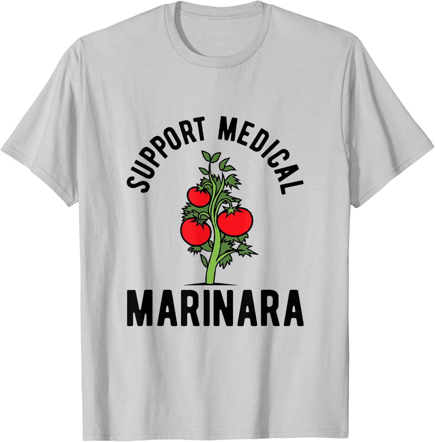 Support medical Marinara funny Italian pasta sauce T-Shirt - T-Shirt | Ash
