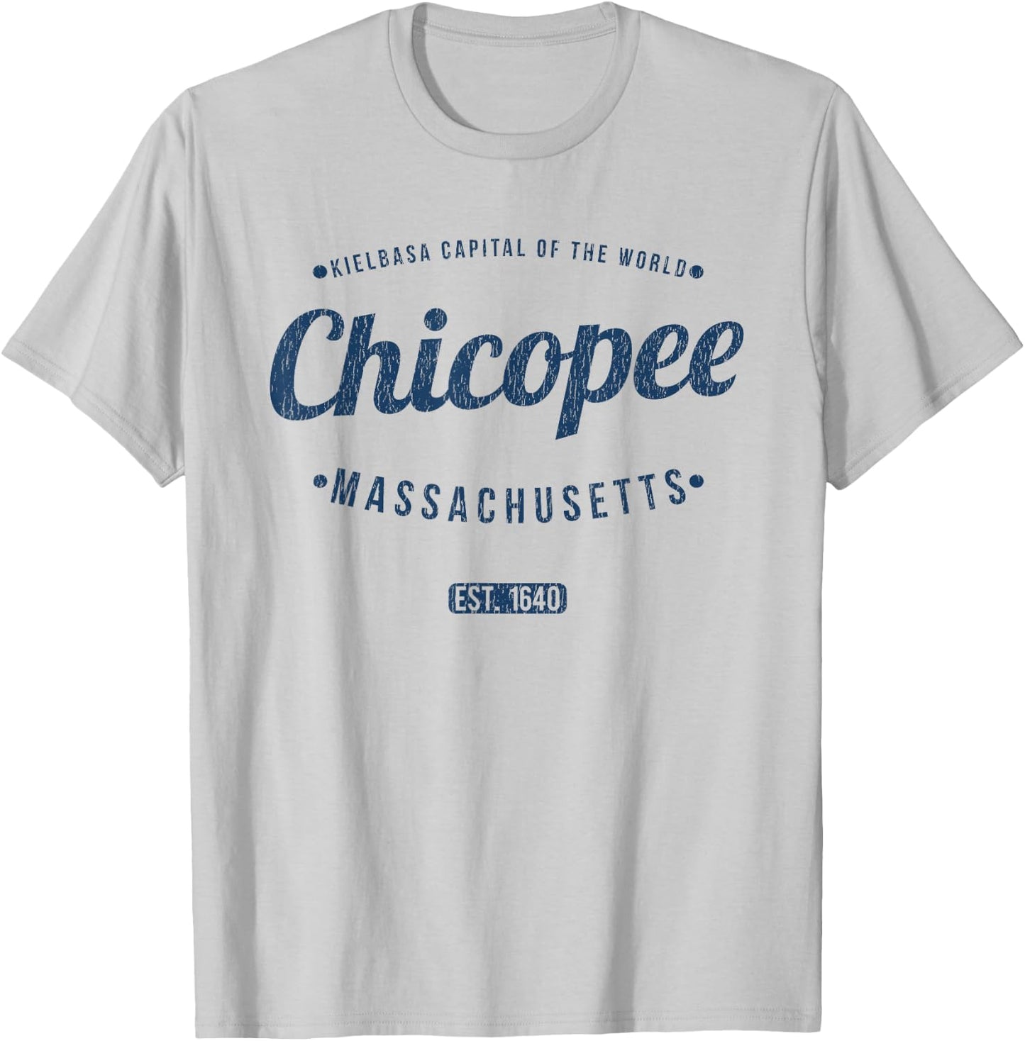 Chicopee Massachusetts Retro Vintage Souvenir MA Chicopee T-Shirt - T-Shirt | Ash