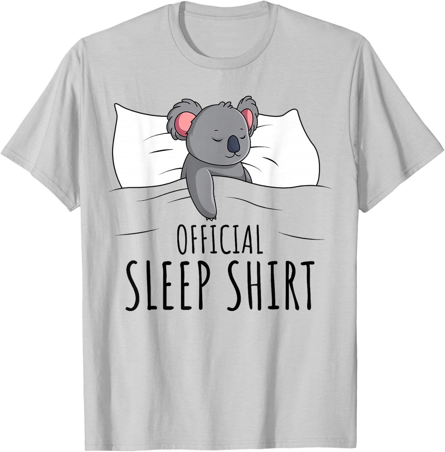 Official Sleep Shirt Koala Lover T-Shirt - T-Shirt | Ash