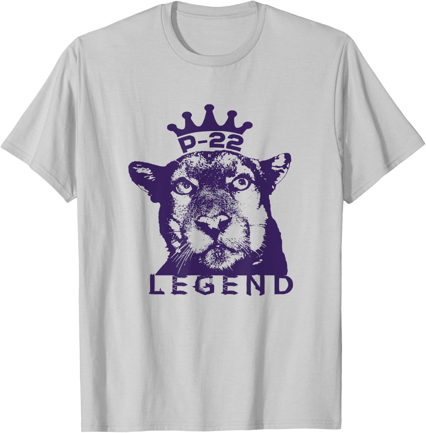 P-22 Legend Mountain Lion T-Shirt - T-Shirt | Ash