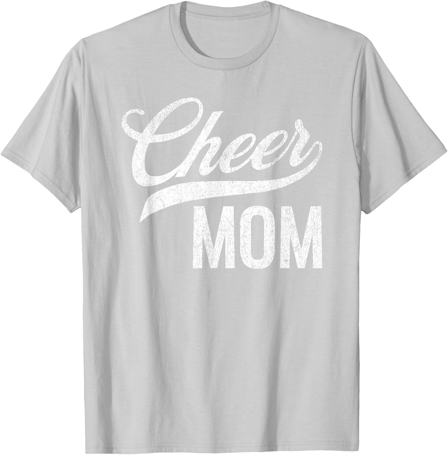 Cheer Mom Green Cheerleading Matching Parents T-Shirt - T-Shirt | Ash