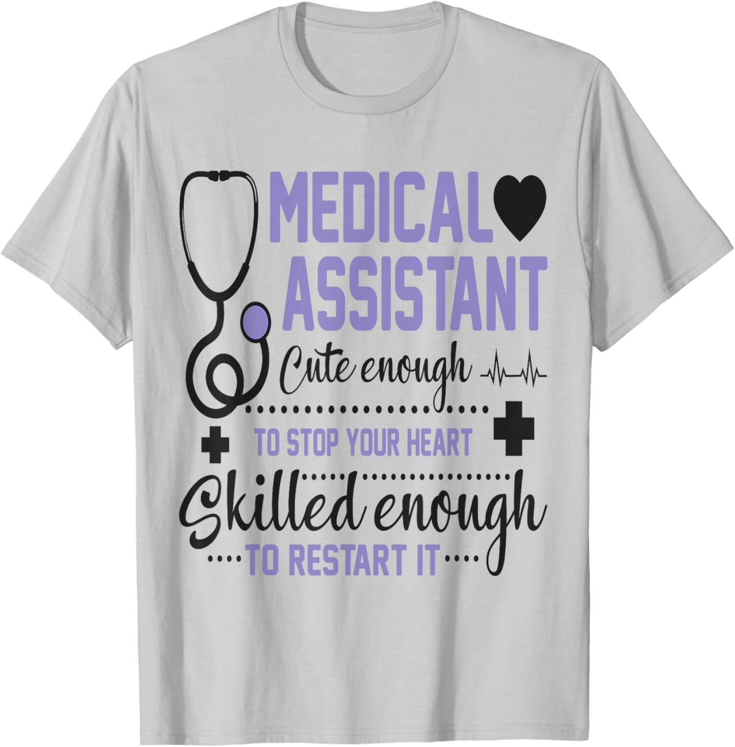 Clinical Registered Medical Assistant Graduation Crew Women T-Shirt - T-Shirt | Ash