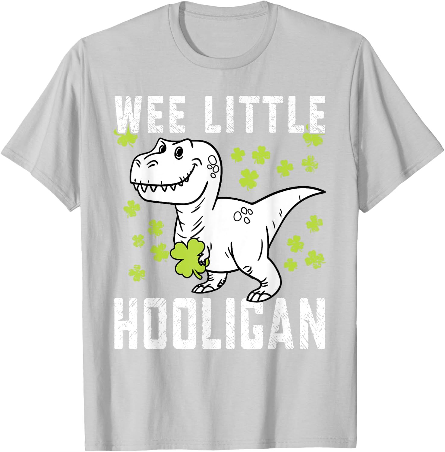 St Patricks Day Wee Little Hooligan Toddler Boy Kids Irish T-Shirt - T-Shirt | Ash