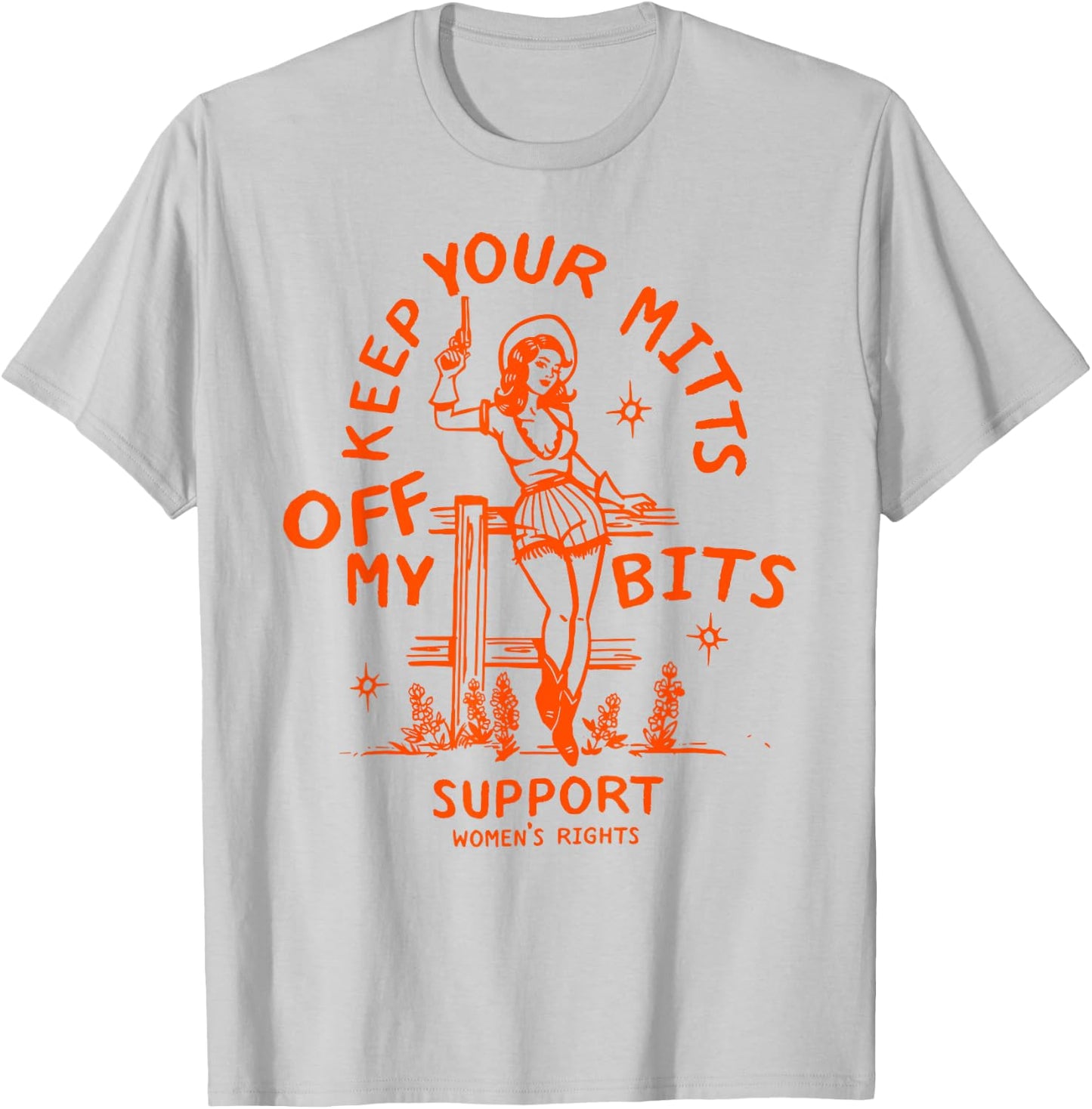 Liberal Feminist Agenda Shirt Funny Women Roe V Wade Cowgirl T-Shirt - T-Shirt | Ash