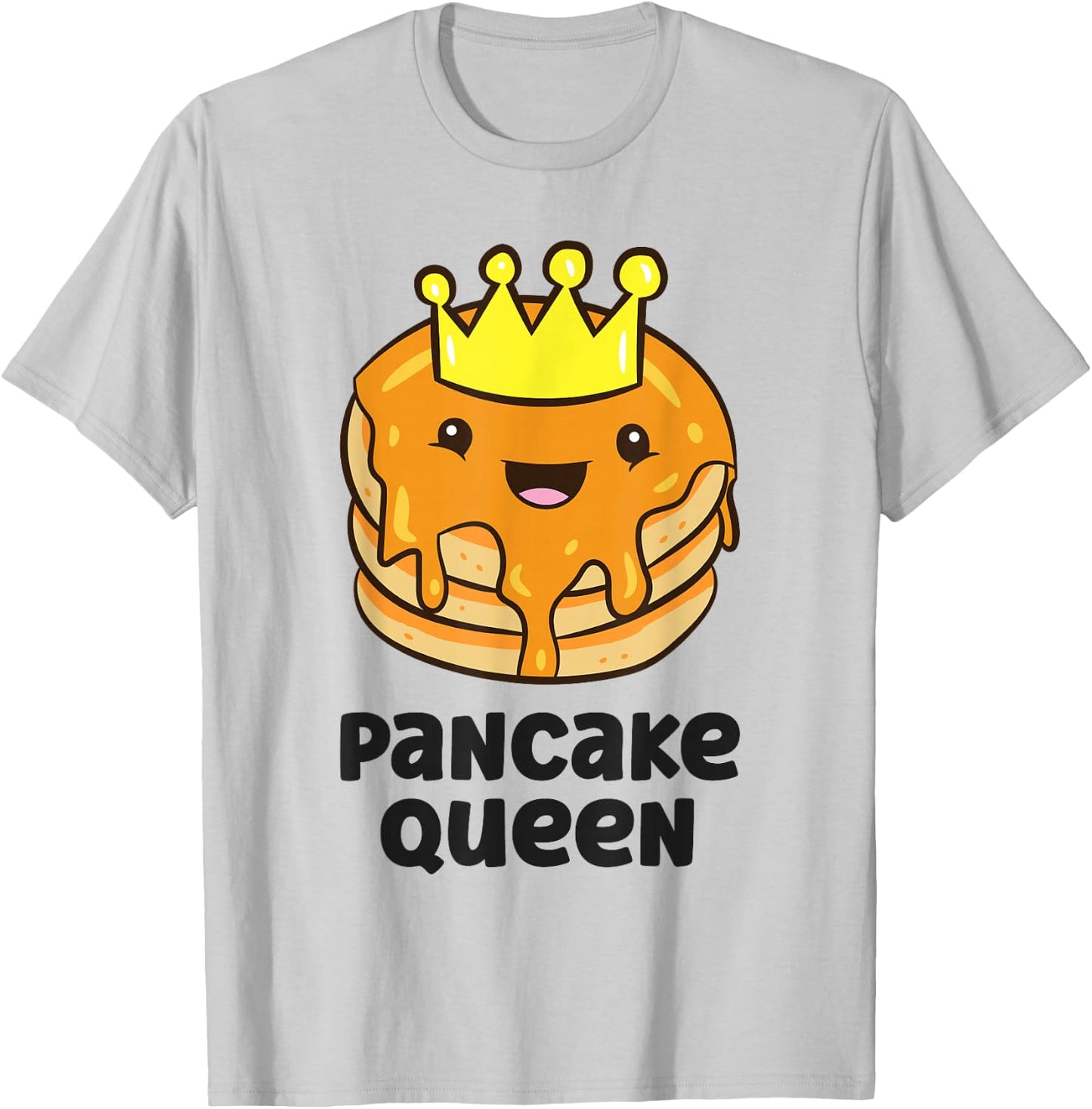 Pancake King Pancake Maker Funny Pancake T-Shirt - T-Shirt | Ash