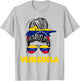Venezuelan Women Messy Bun, Pride Venezuela Flag For Girls T-Shirt - T-Shirt | Ash