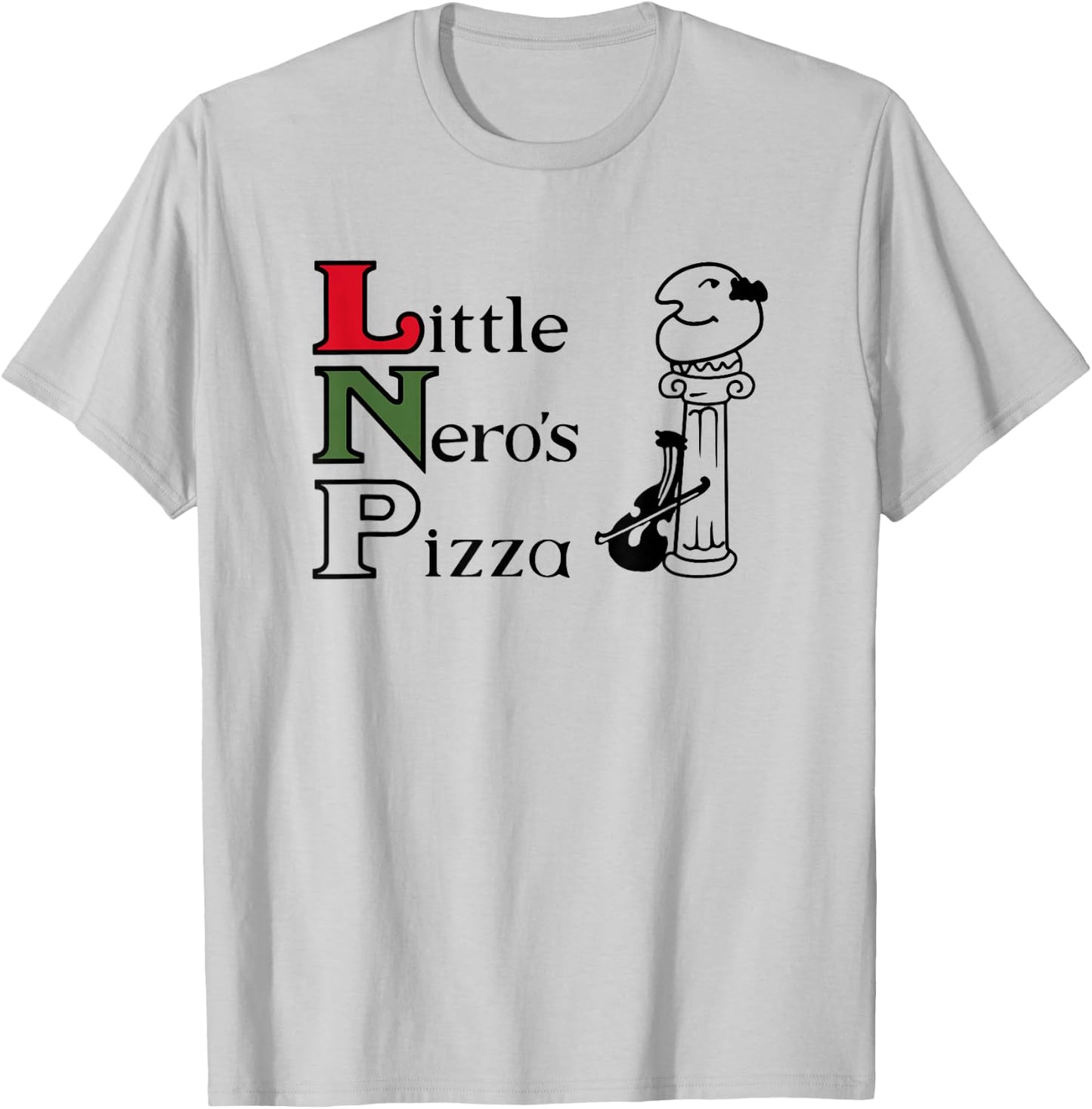 Little Nero's Pizza T-Shirt - T-Shirt | Ash