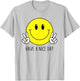 Have A Nice Day 70s Cute Happy Peace Hand Sign Smiling Face T-Shirt - T-Shirt | Ash