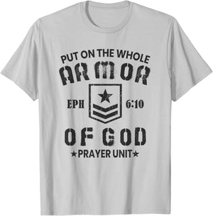 Armor of God Christian Worship Bible Verse T-Shirt - T-Shirt | Ash