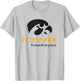 Iowa Hawkeyes Super Logo Officially Licensed T-Shirt - T-Shirt | Ash