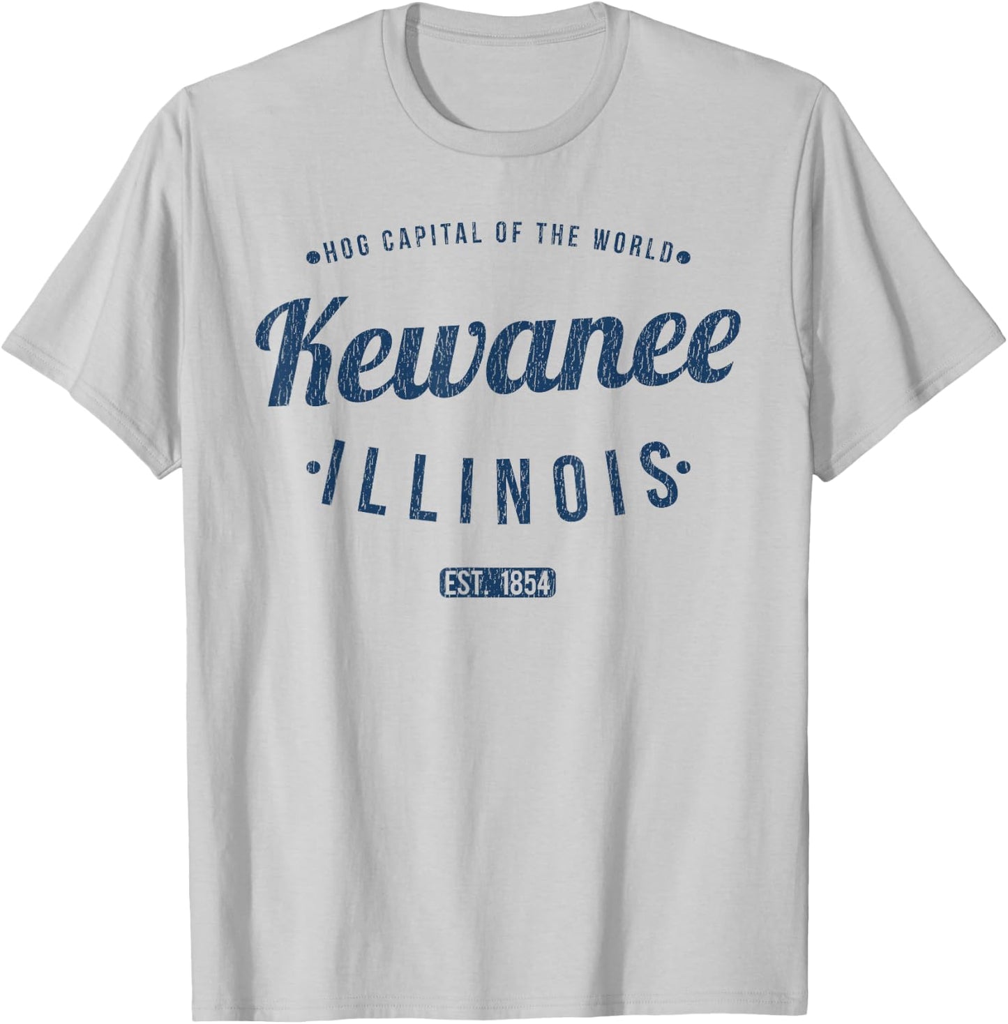 Kewanee Illinois Retro Vintage Souvenir IL Kewanee T-Shirt - T-Shirt | Ash