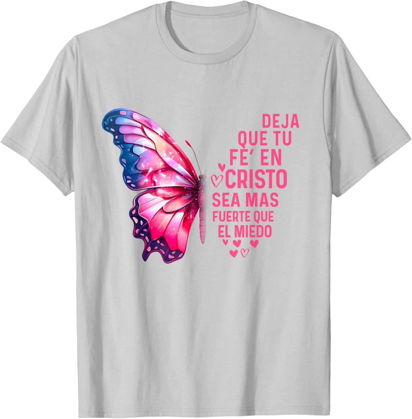 Camiseta Cristiana Para Mujer En Espanol Spanish Cristiano T-Shirt - T-Shirt | Ash