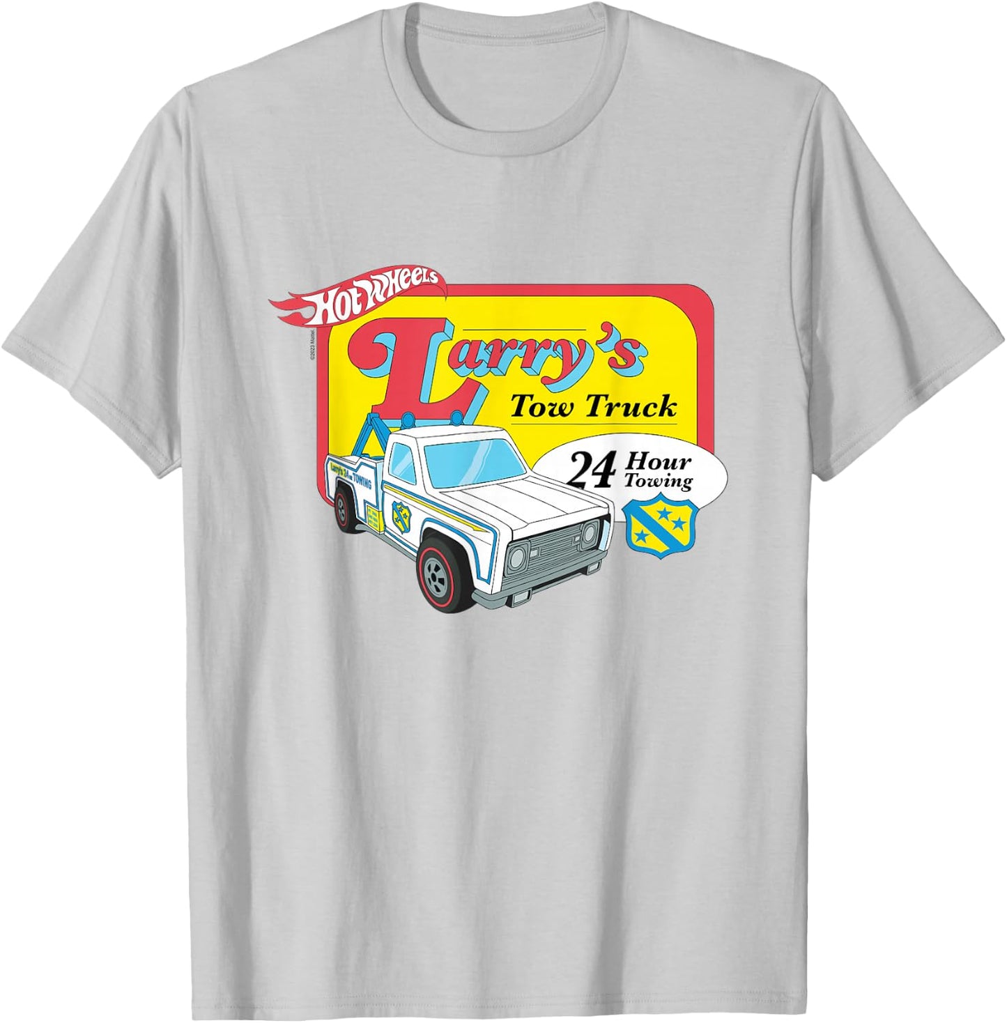 Hot Wheels Larry's Tow Truck T-Shirt - T-Shirt | Ash