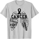 Lung Cancer Awareness Accessories T-Shirt - T-Shirt | Ash