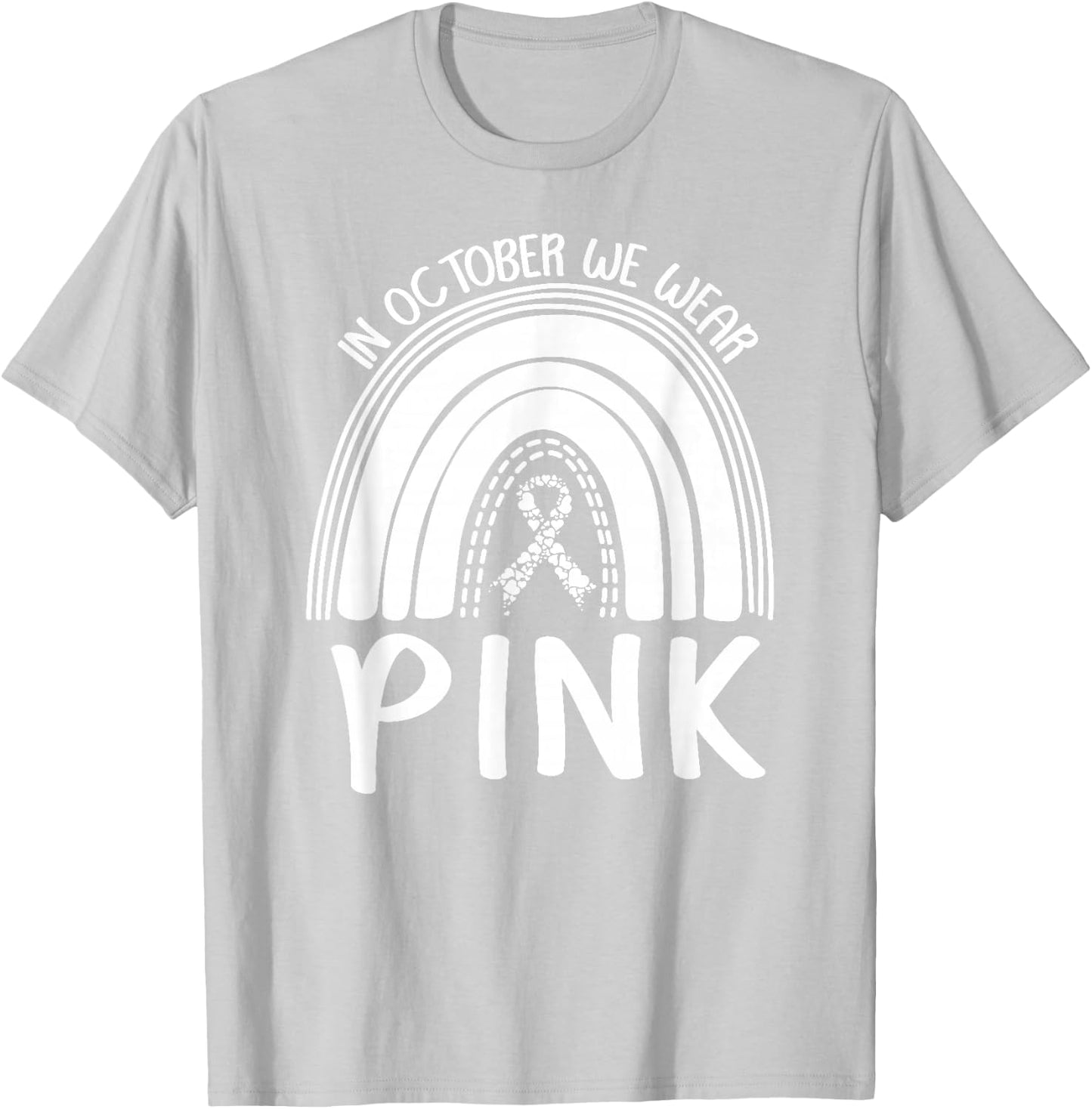 Breast Cancer Awareness Month T-Shirt - T-Shirt | Ash