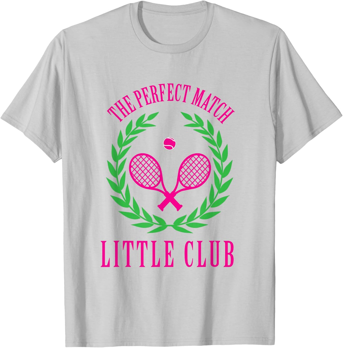 Tennis Match Club Little / G Big Sorority Reveal T-Shirt - T-Shirt | Ash