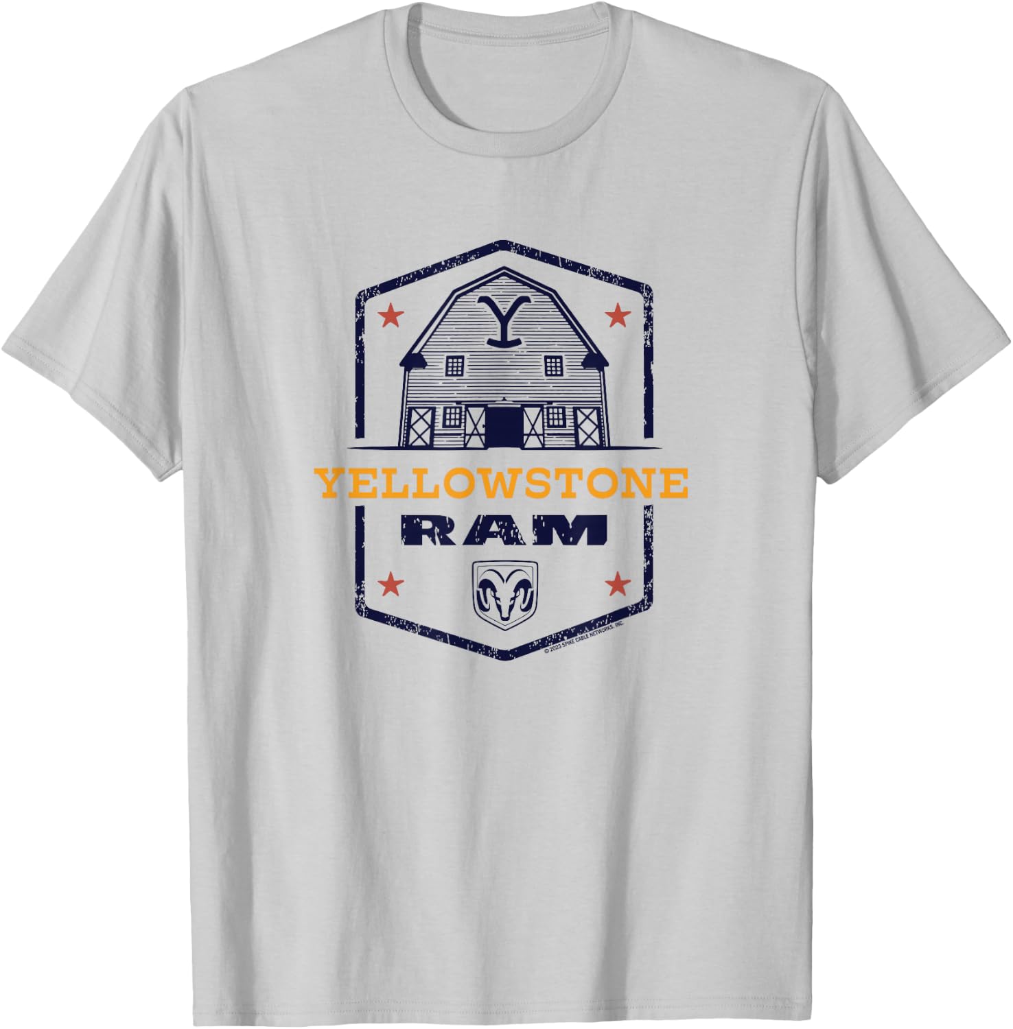 Yellowstone x Ram Trucks Barn T-Shirt - T-Shirt | Ash
