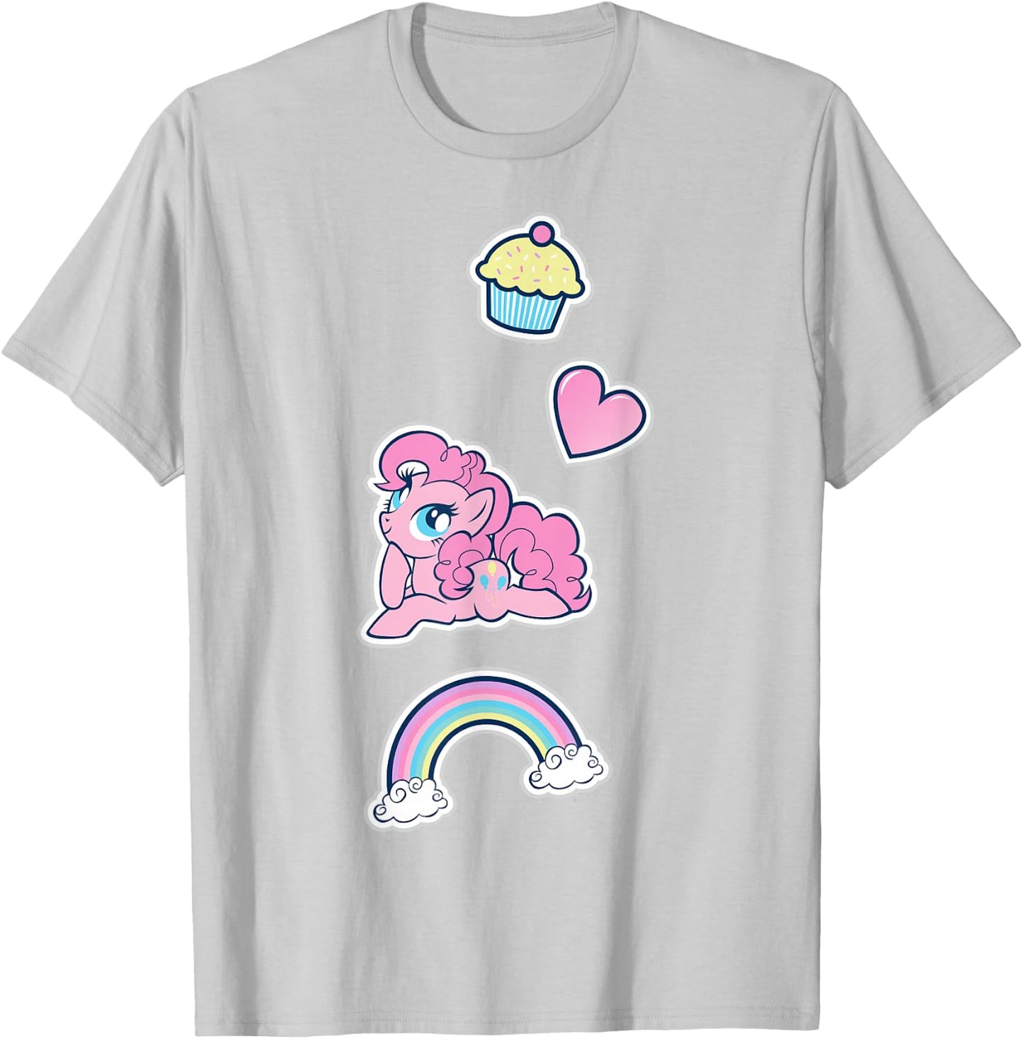 My Little Pony: Friendship Is Magic Cupcake Pinkie Pie T-Shirt - T-Shirt | Ash