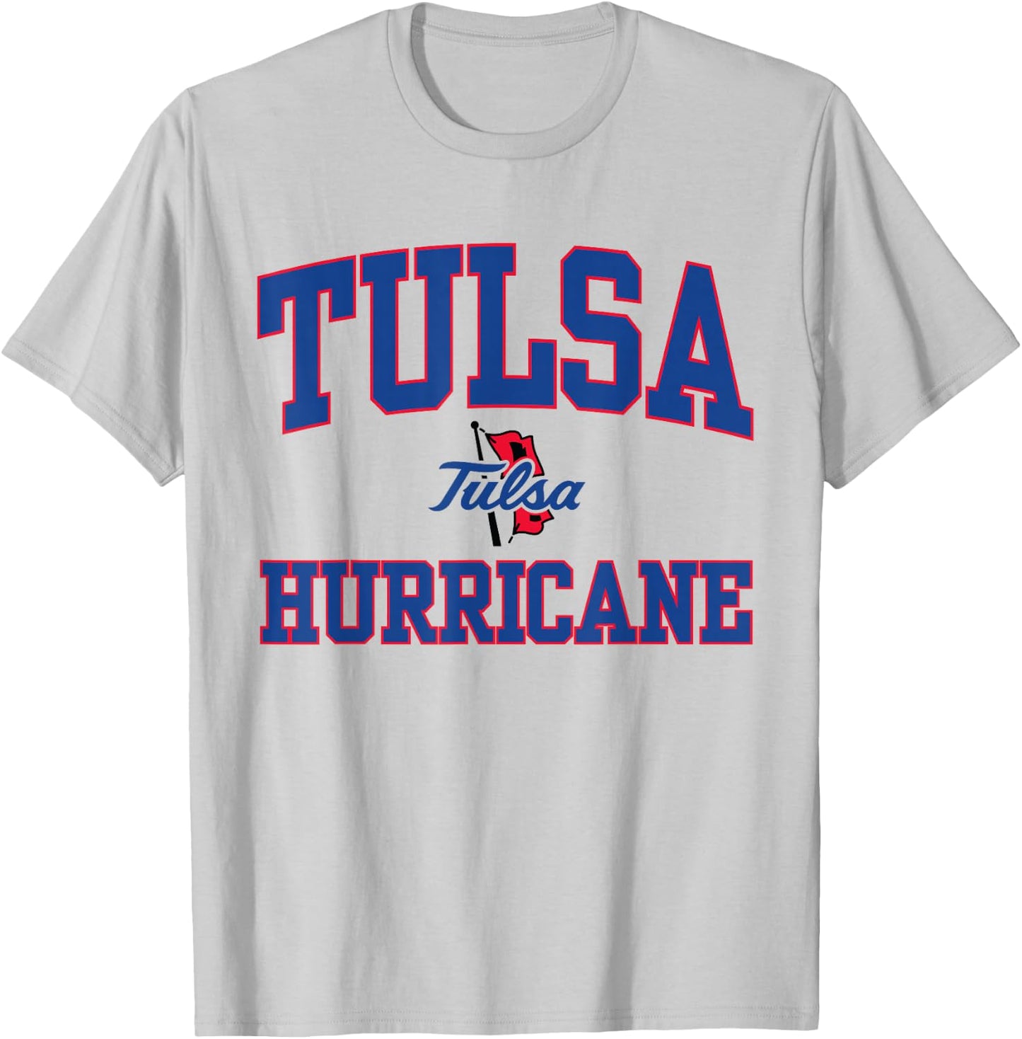 Tulsa Golden Hurricane | Official NCAA Merch | NCAFTUL05 T-Shirt - T-Shirt | Ash