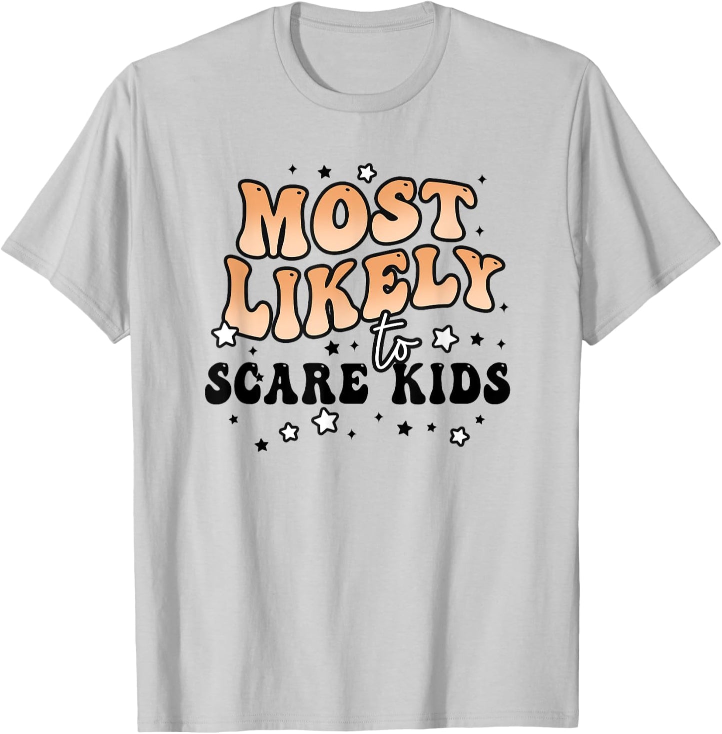 Most Likely To Scare Kids Matching Halloween Group Costumes T-Shirt - T-Shirt | Ash