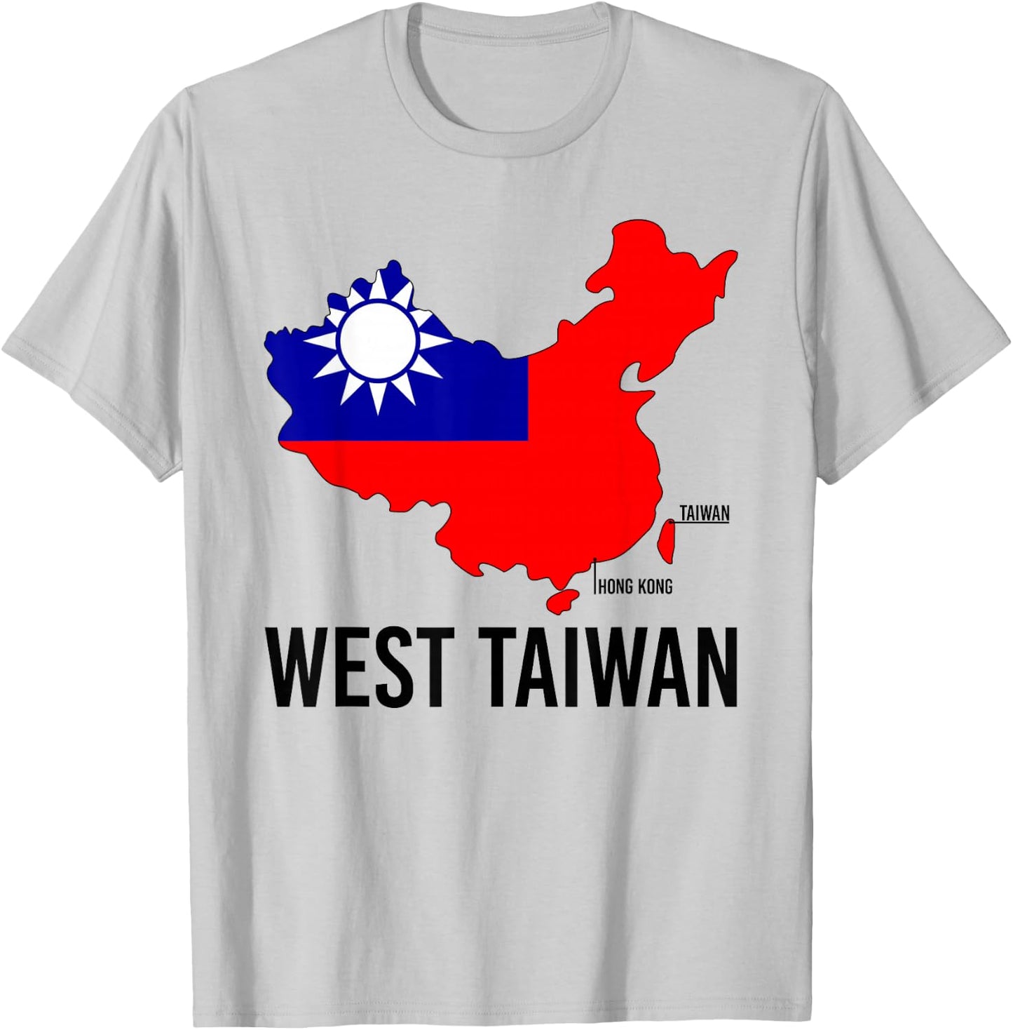 West Taiwan T-Shirt - T-Shirt | Ash