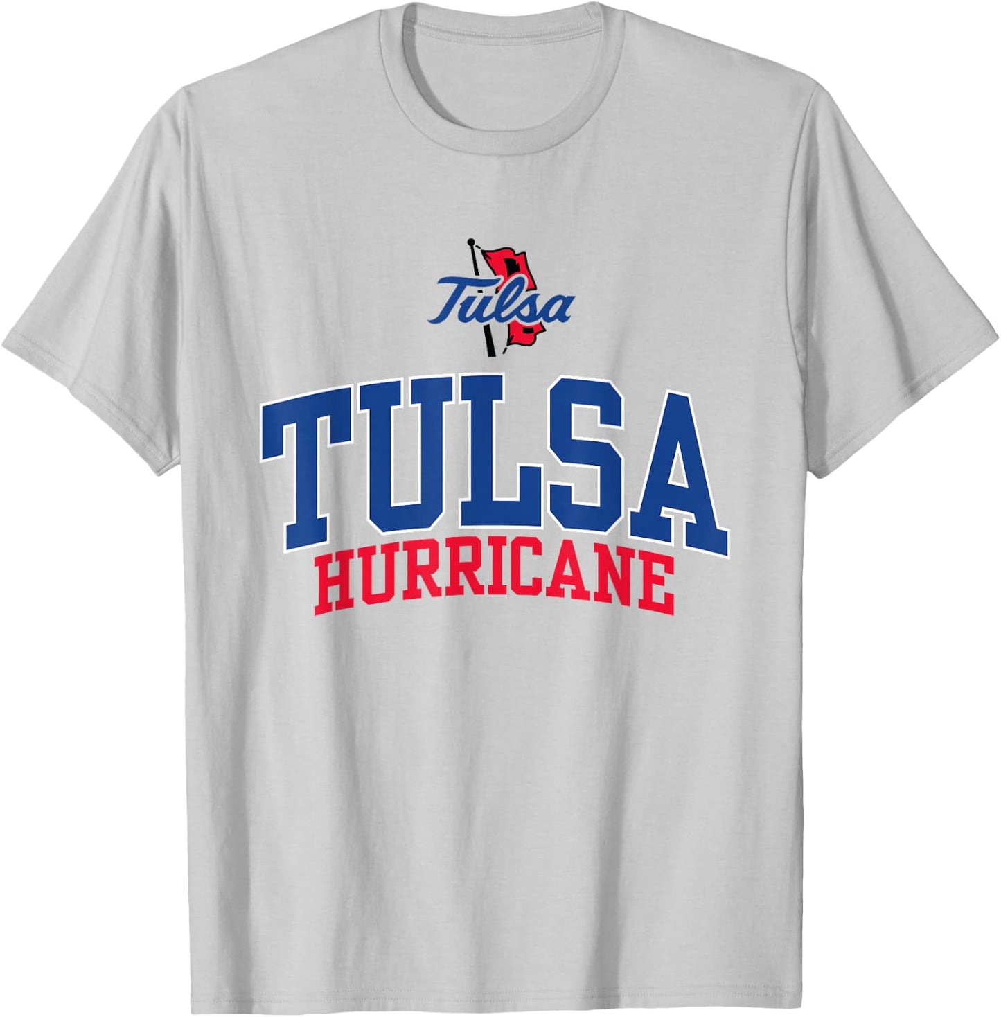 Tulsa Golden Hurricane | Official NCAA Merch | NCAFTUL04 T-Shirt - T-Shirt | Ash