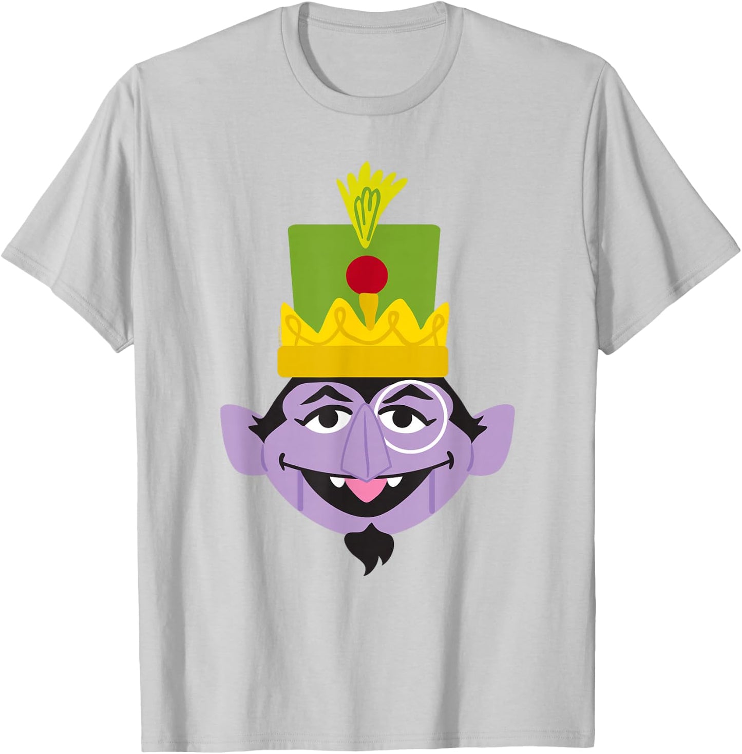 Sesame Street Christmas Nutcracker Count T-Shirt - T-Shirt | Ash