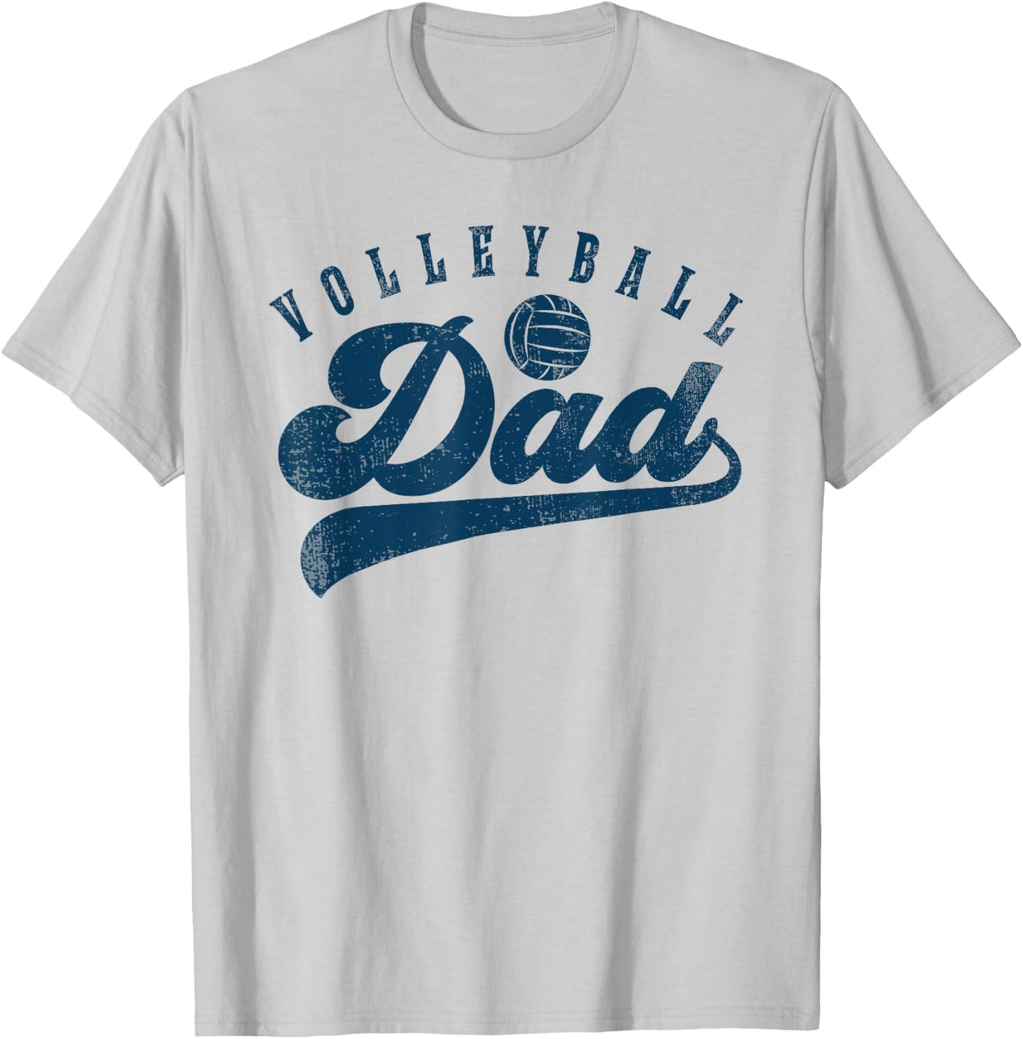 Volleyball Dad Gifts Daddy Father's Day T-Shirt - T-Shirt | Ash