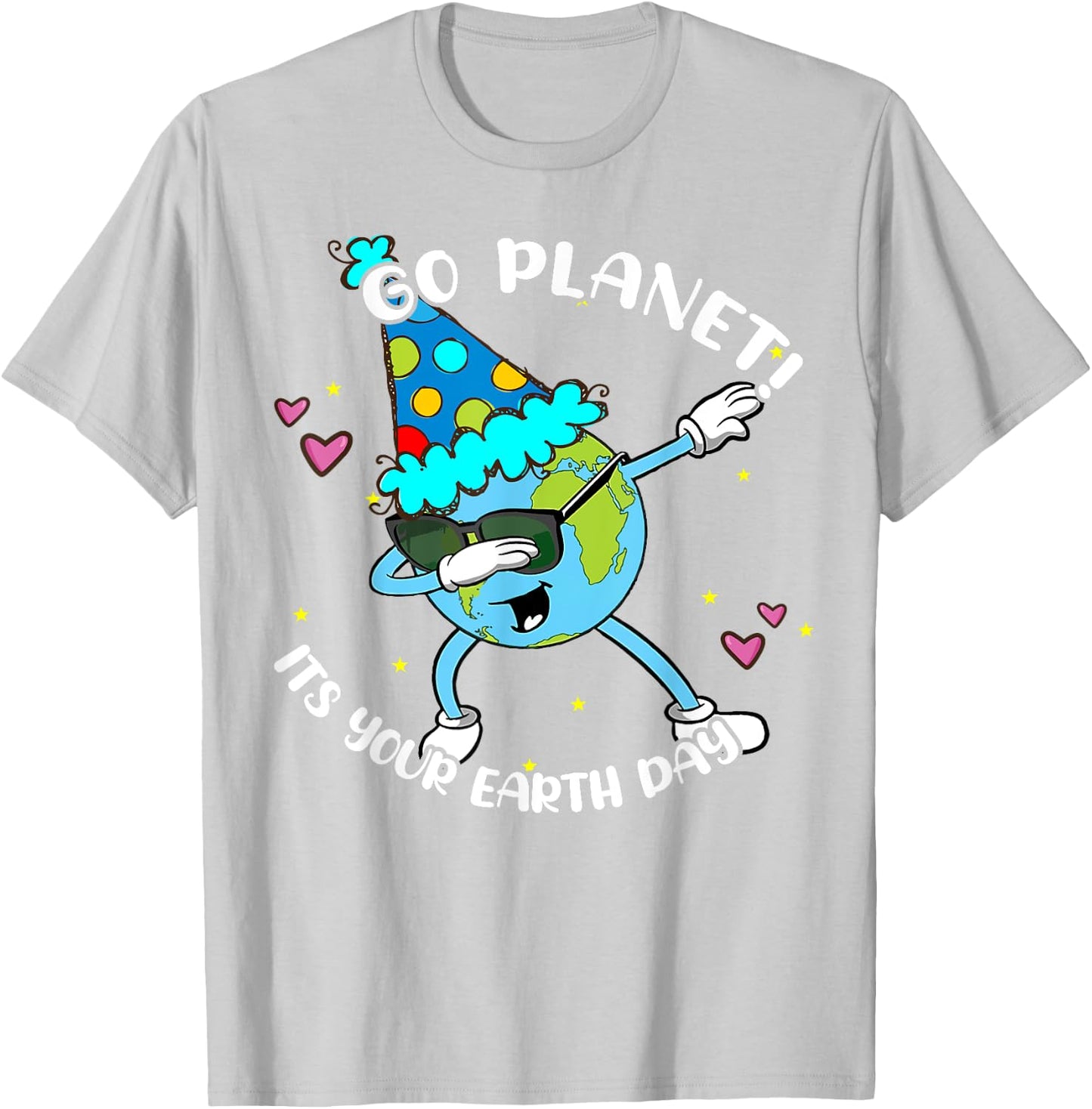 Kids Go Planet Its Your Earth Day Shirt Cute Boy Toddler T-Shirt - T-Shirt | Ash