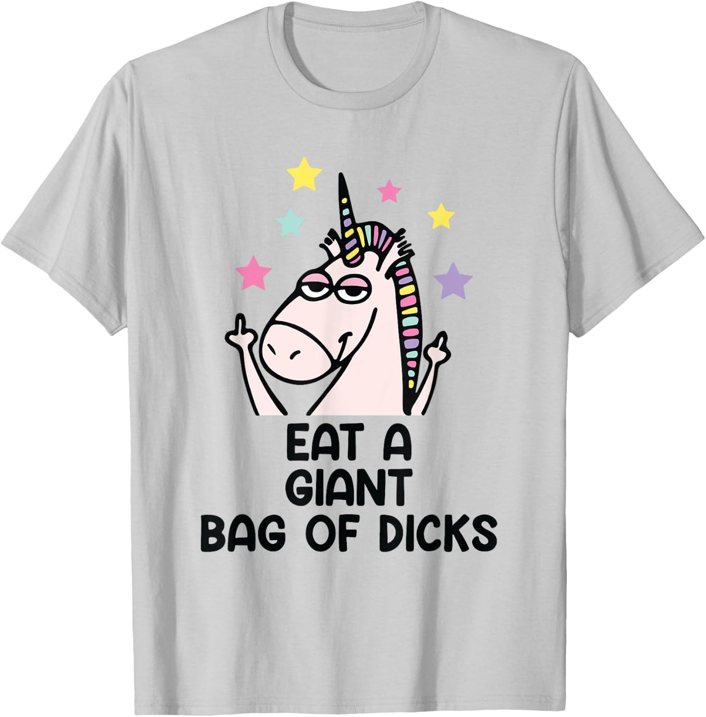 Eat a giant bag of tails unicorn T-Shirt - T-Shirt | Ash
