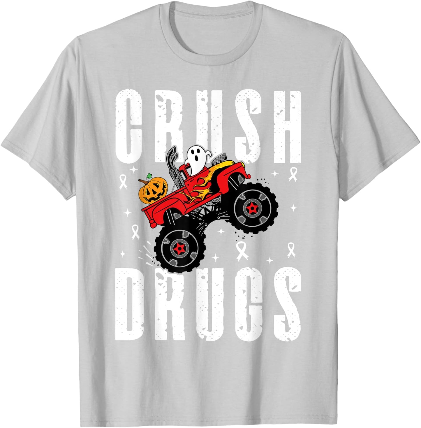 Red Ribbon Week Awareness Halloween Women Men Toddler Kids T-Shirt - T-Shirt | Ash