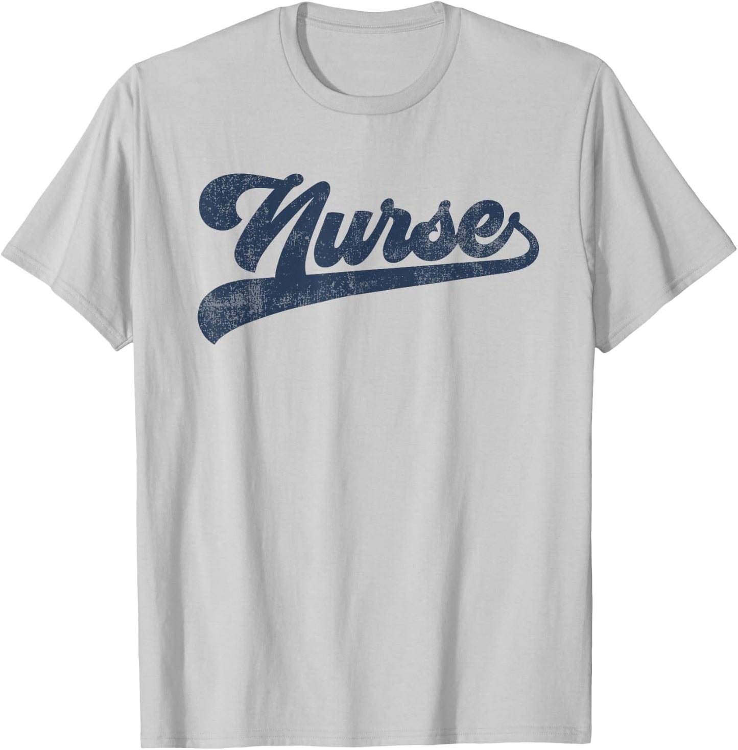 Nurse Cute Vintage Graphic Nursing T-Shirt - T-Shirt | Ash