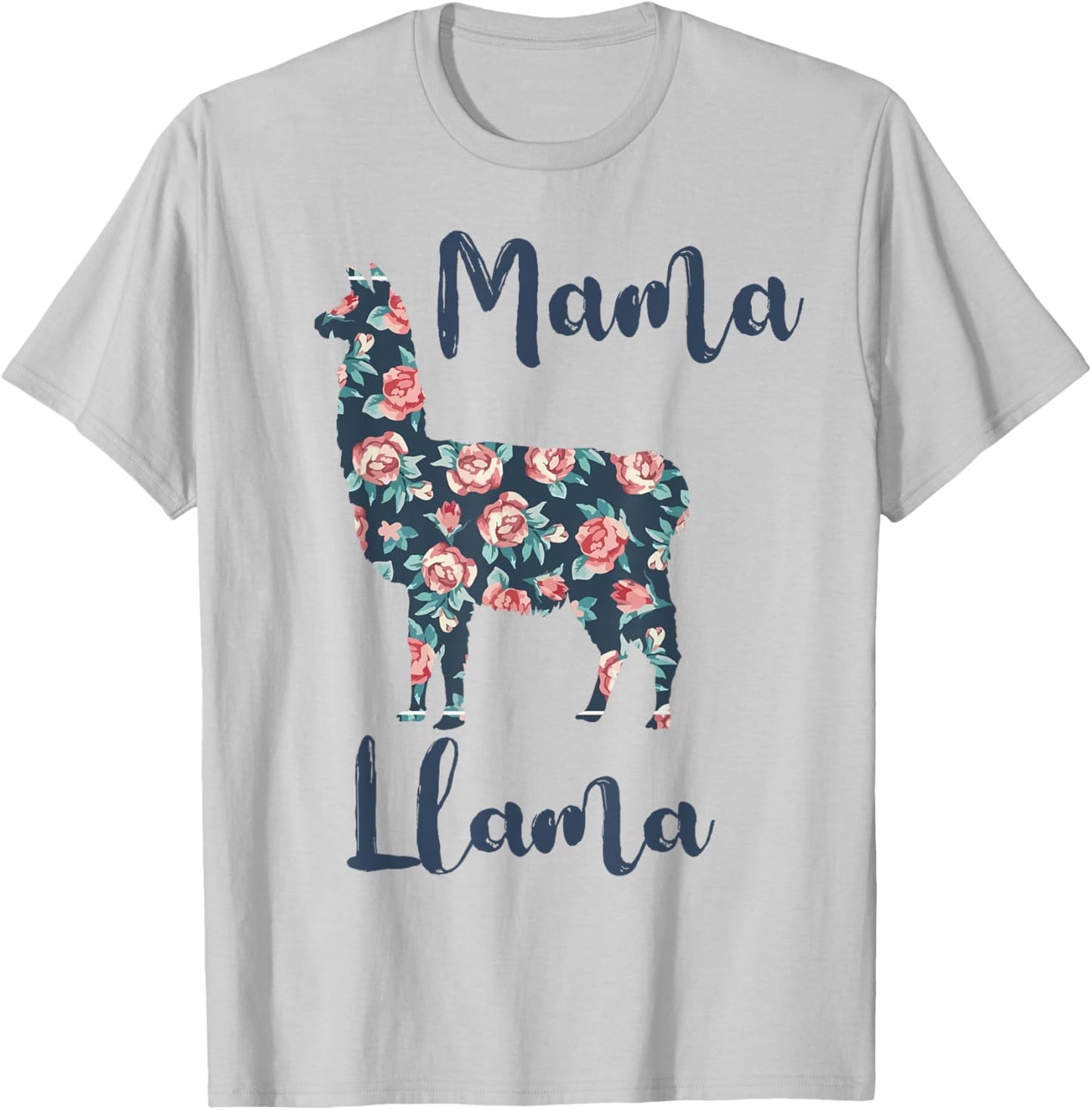 Mama Llama-Shirt Best Mom Mother Day Ever Gift Funny Women T-Shirt - T-Shirt | Ash