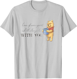Disney 100 Anniversary Winnie The Pooh D100 Quote with You Small T-Shirt - T-Shirt | Ash