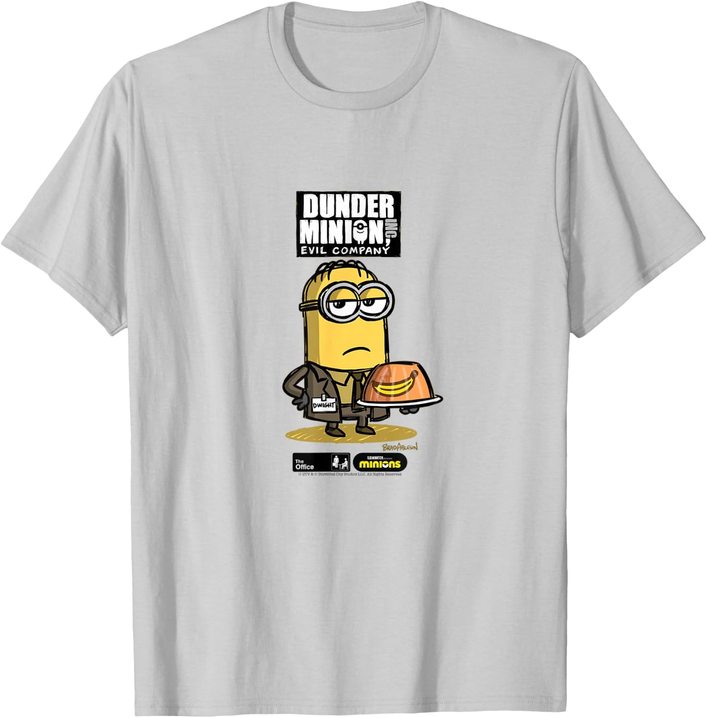 The Office X Minions Dwight T-Shirt - T-Shirt | Ash