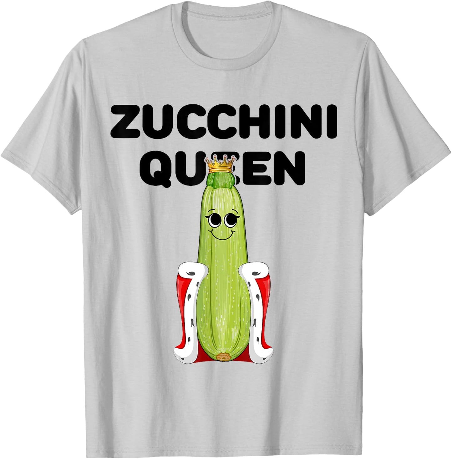 Zucchini Queen Girls Zucchini Lover | Zucchini T-Shirt - T-Shirt | Ash