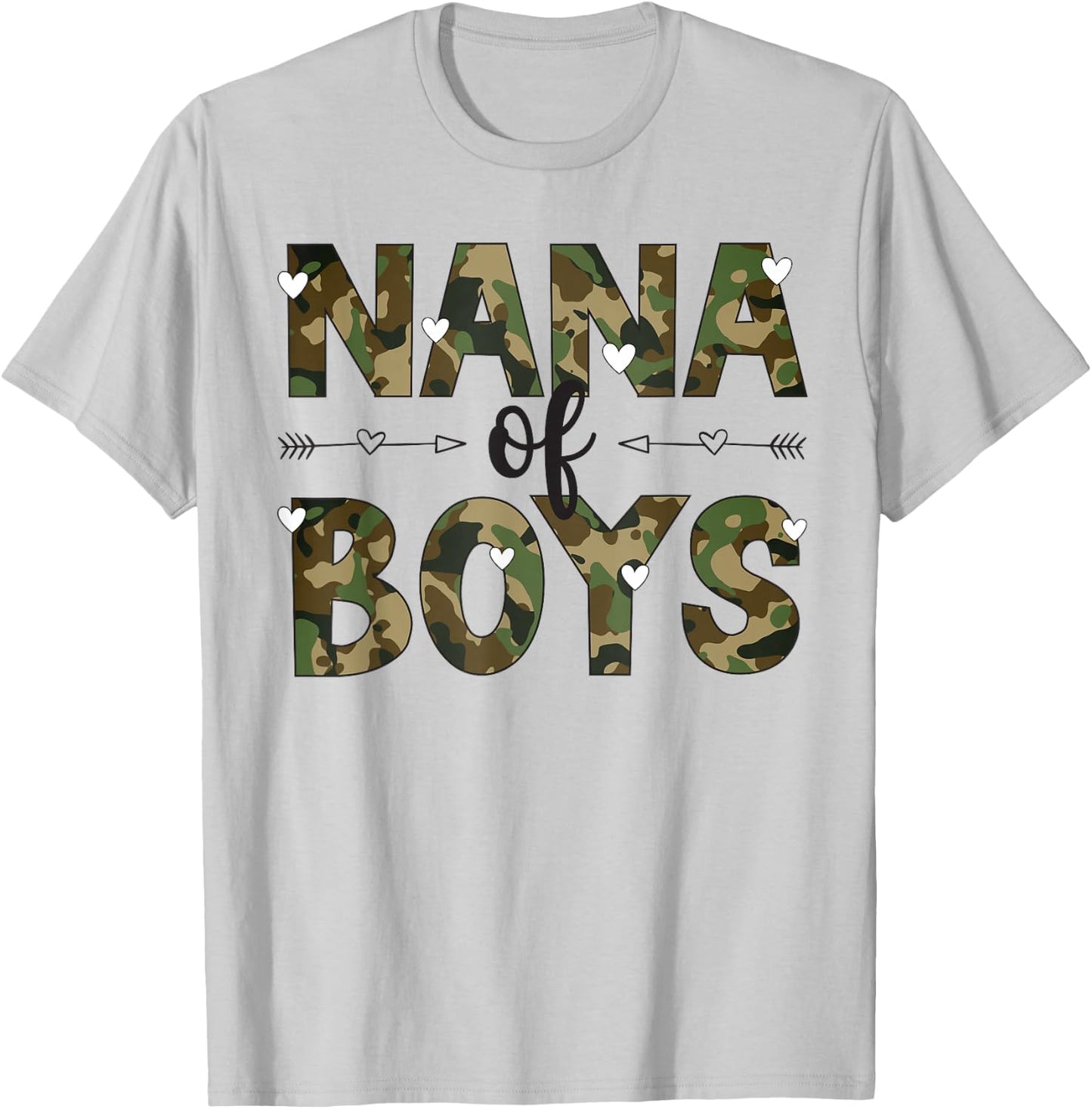 Nana Of Boys Nana Grandma Boy Nana T-Shirt - T-Shirt | Ash