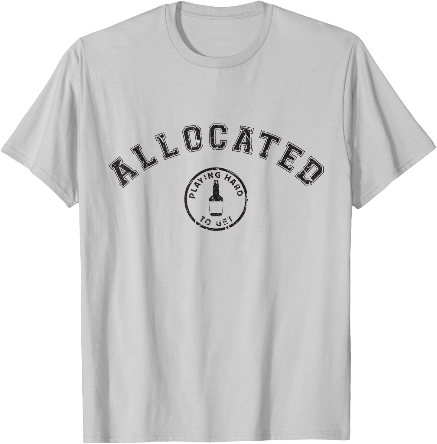 Weathered Kentucky Bourbon Whiskey Allocated Bourbon Hunter T-Shirt - T-Shirt | Ash