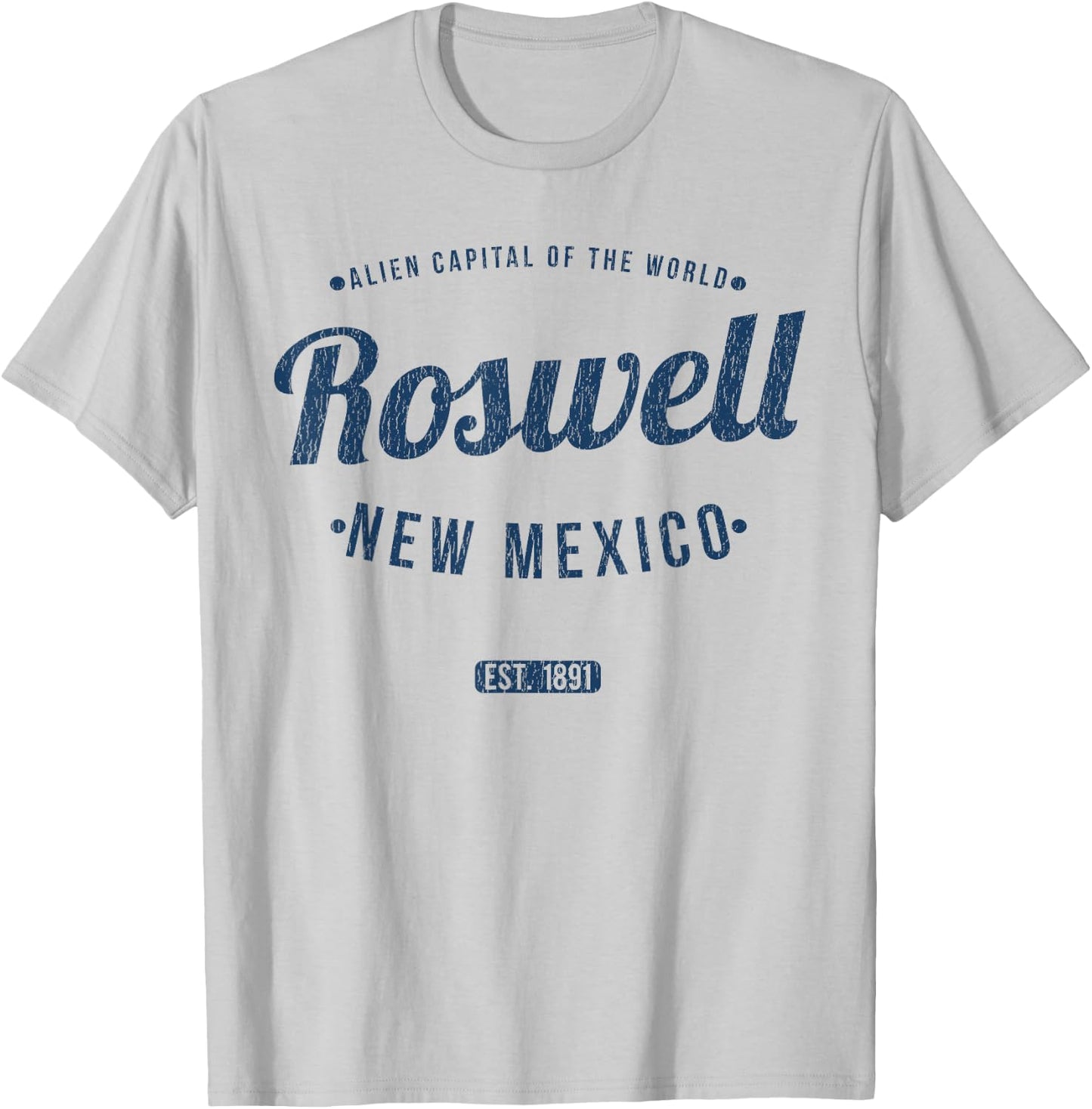 Roswell New Mexico Vintage Travel Souvenir Roswell T-Shirt - T-Shirt | Ash