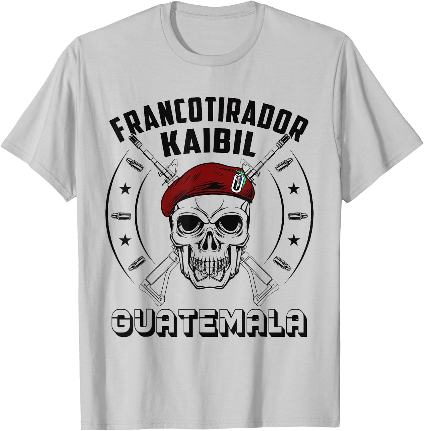 Francotirador Kaibil Guatemala Fuerzas Especiales T-Shirt - T-Shirt | Ash