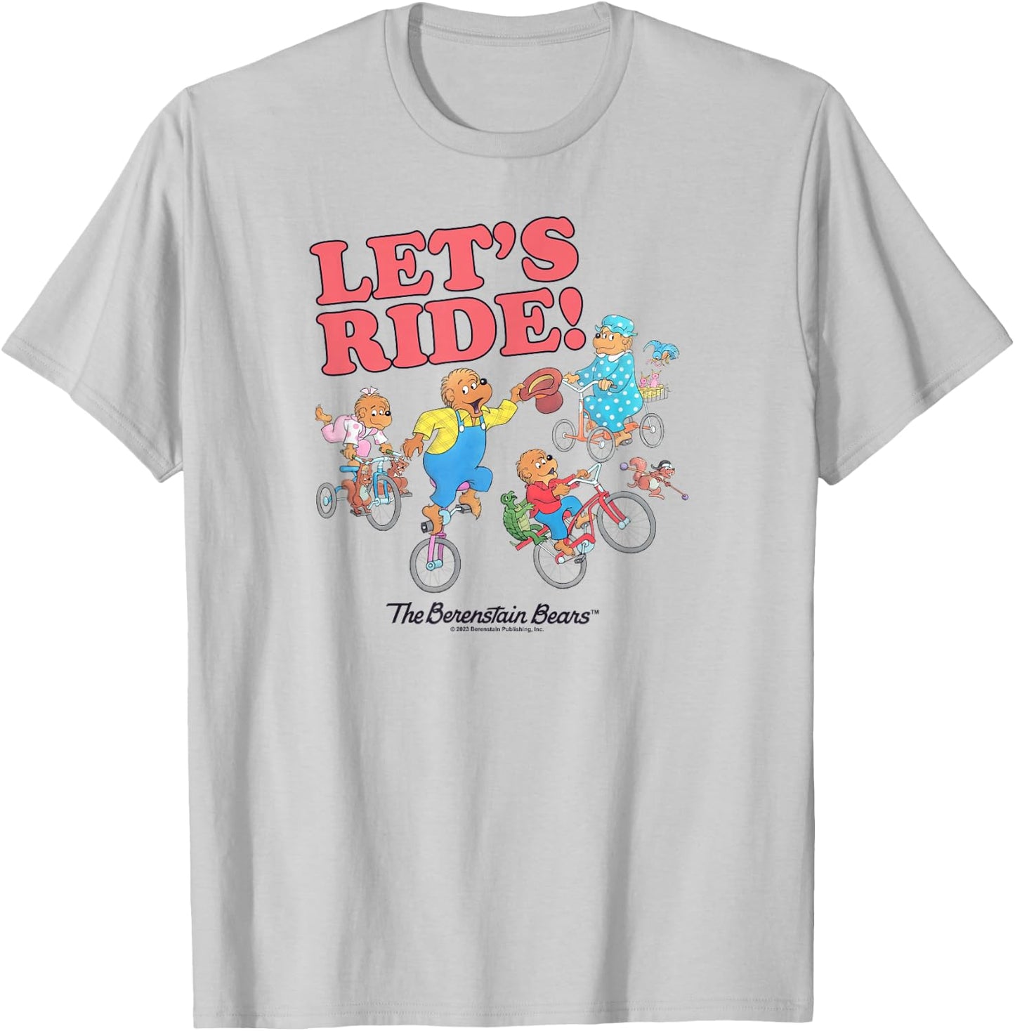 The Berenstain Bears The Berenstain Bears Let's Ride T-Shirt - T-Shirt | Ash
