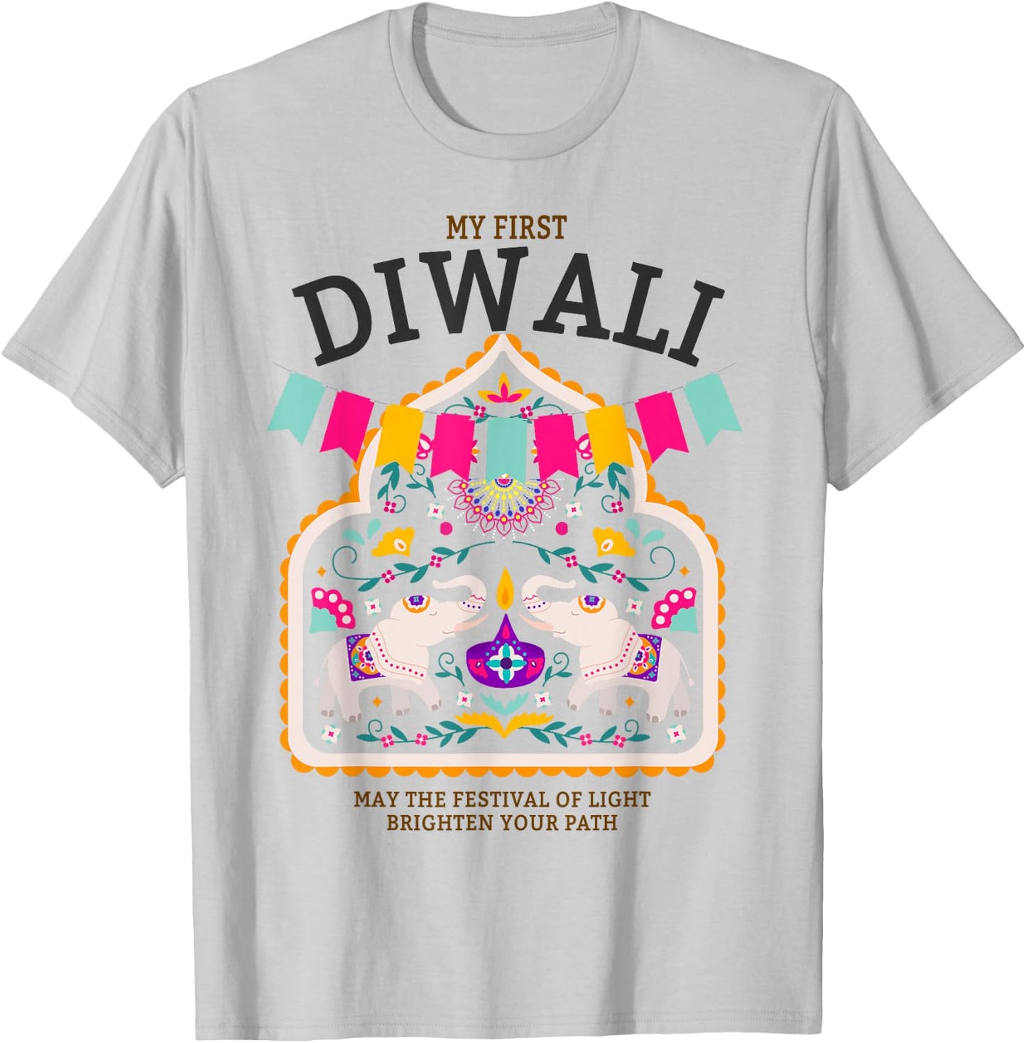 My First Diwali Festival Outfit Idea for Kids & Diwali T-Shirt - T-Shirt | Ash