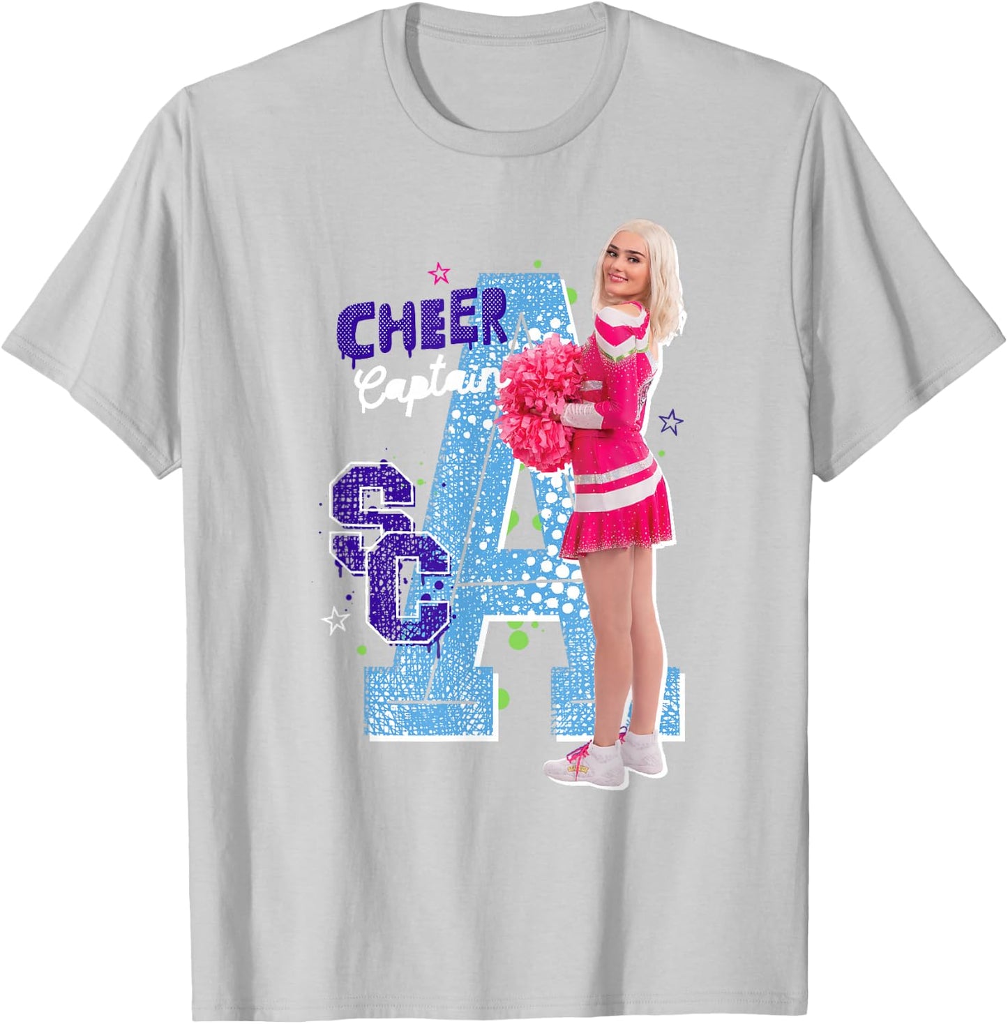 Disney Zombies Addison Cheer Captain C1 T-Shirt - T-Shirt | Ash