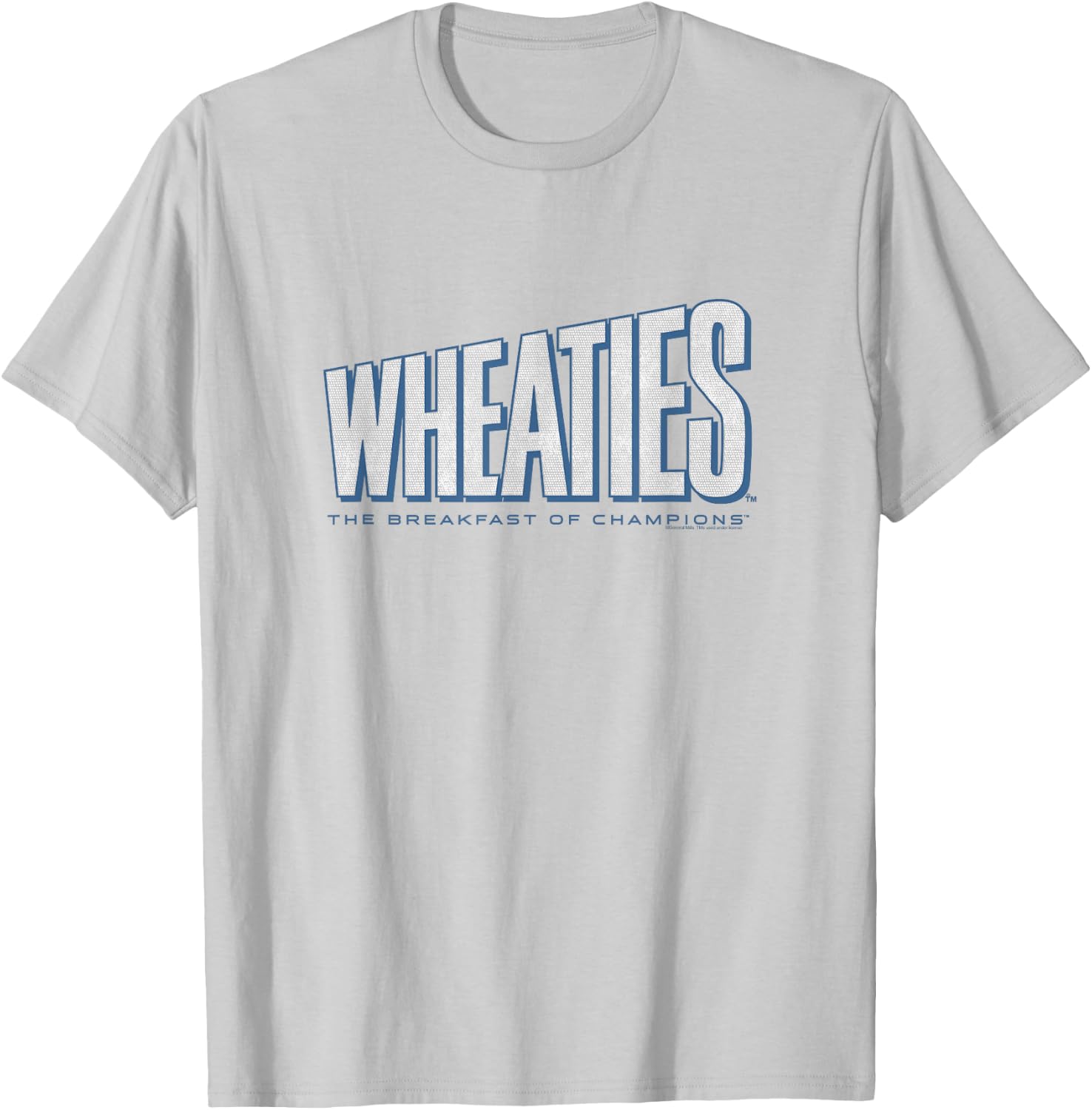 Wheaties The Breakfast Of Champions Iconic Distressed Logo T-Shirt - T-Shirt | Ash