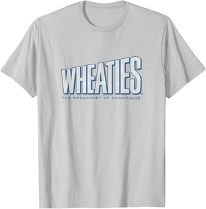 Wheaties The Breakfast Of Champions Iconic Distressed Logo T-Shirt - T-Shirt | Ash