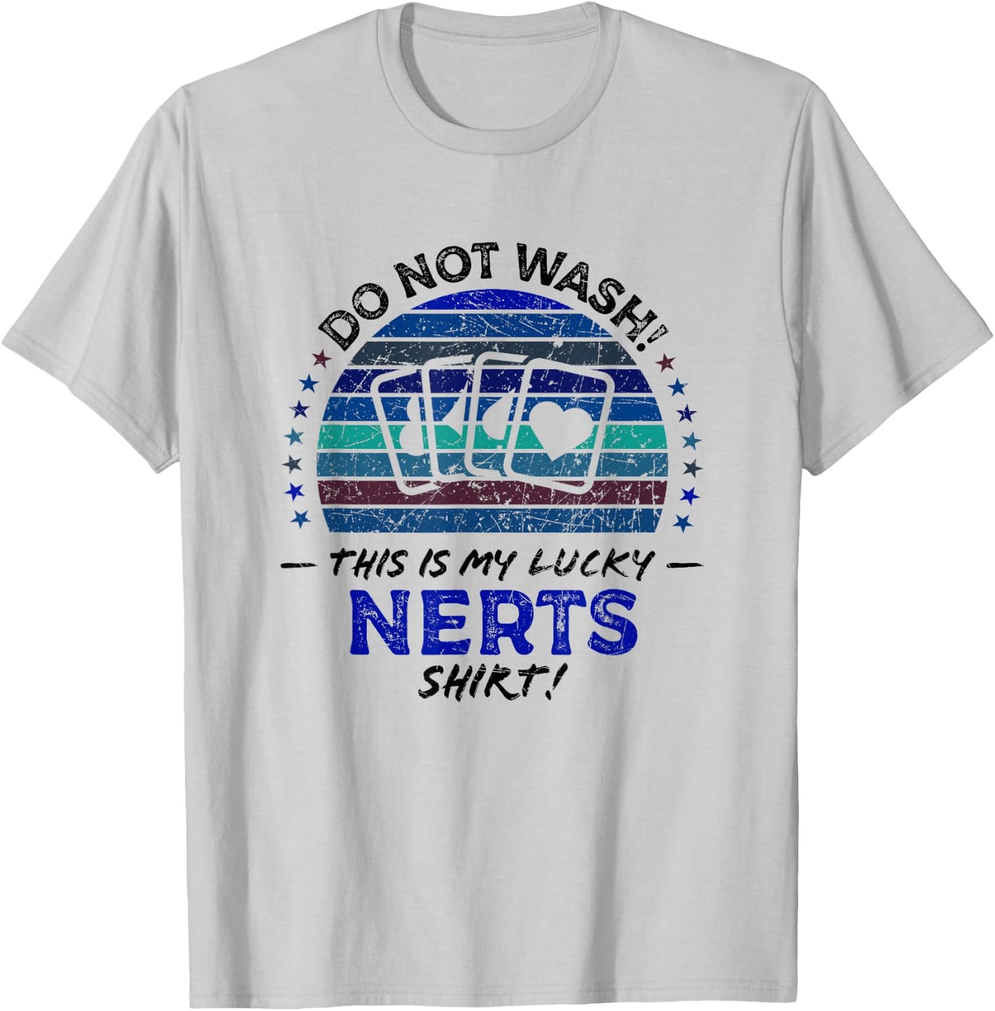 Nerts Funny Playing Cards Game Quote Graphic T-Shirt - T-Shirt | Ash