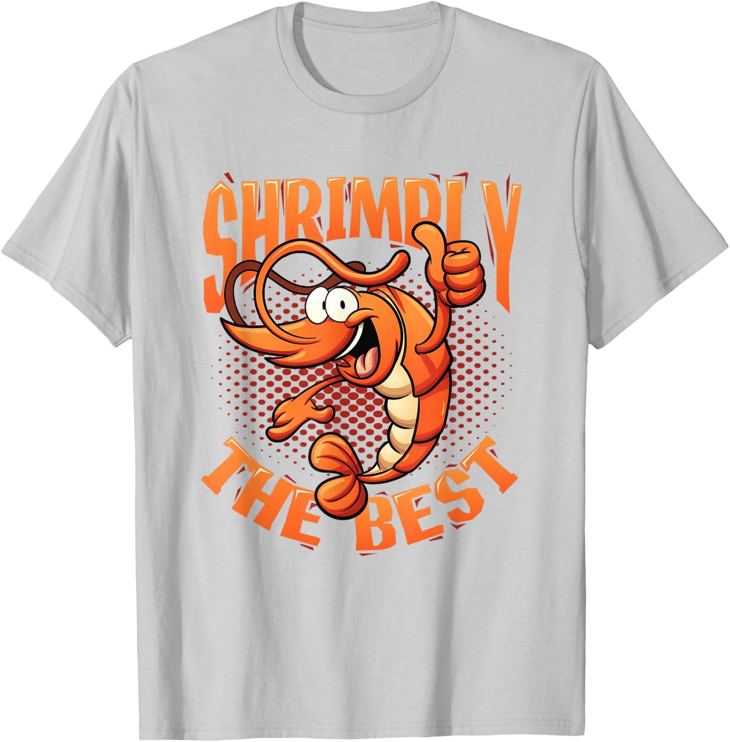 Shrimply The Best Aquarist Shrimp Farmer T-Shirt - T-Shirt | Ash