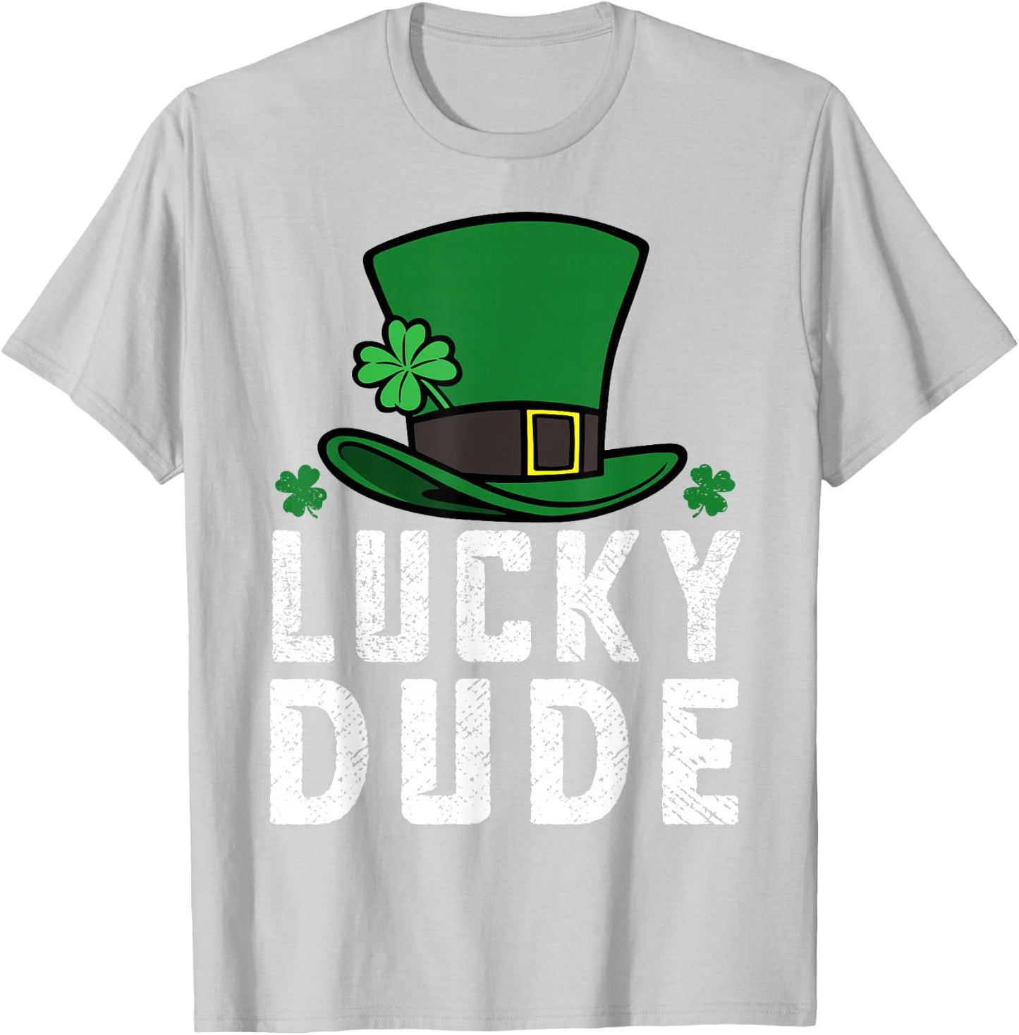 St Patric Day Lucky Dude Men Toddler Boy Cute Irish Brother T-Shirt - T-Shirt | Ash