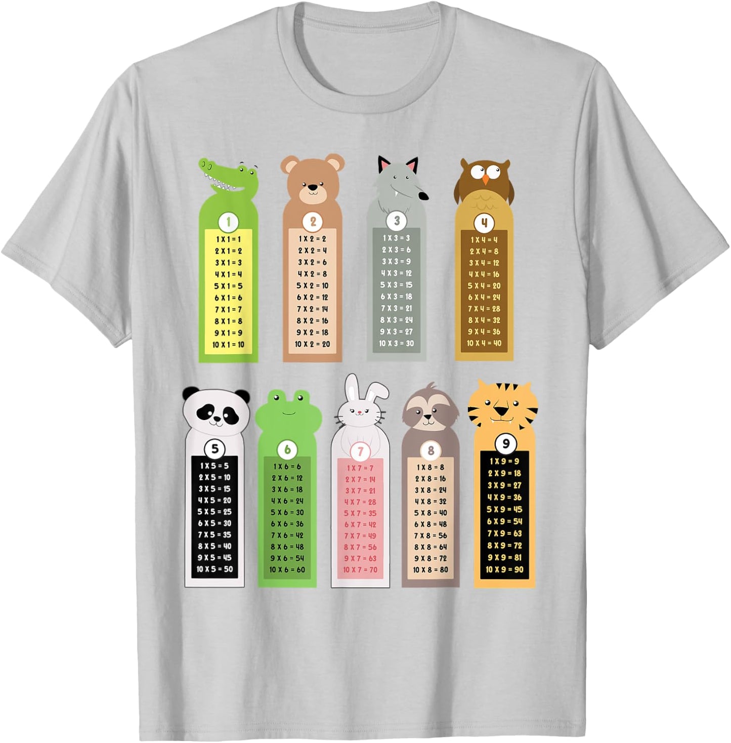 Maths Day Costume Idea for Kids & Teacher Numbers Maths T-Shirt - T-Shirt | Ash
