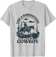Like A Rhinestone Cowboy Horseback Western Rodeo Country T-Shirt - T-Shirt | Ash